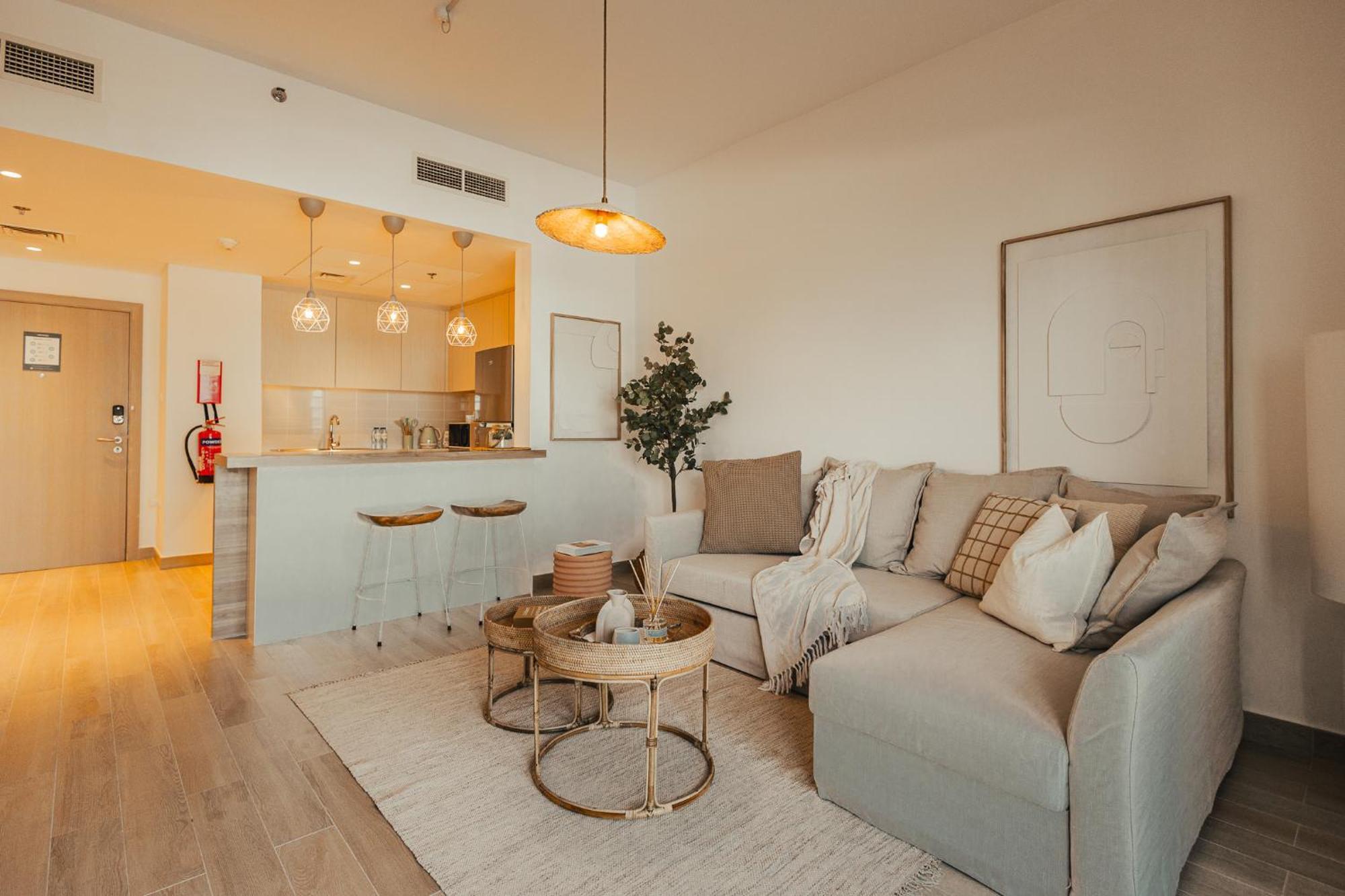Voyage'S Stylish 1Br At Waters Edge Apartment Abu Dhabi Exterior photo